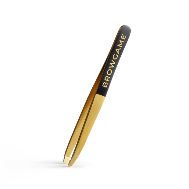 Prestige Slanted Tweezer Gold