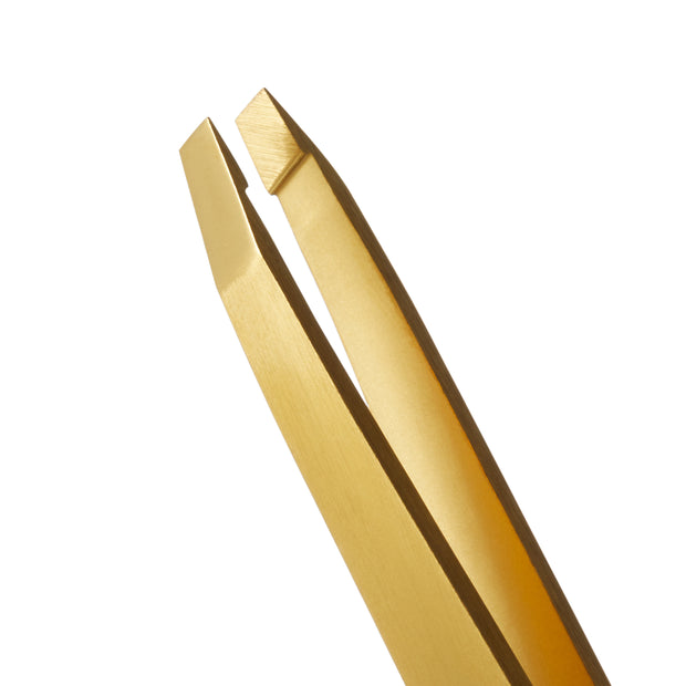 Prestige Slanted Tweezer Gold