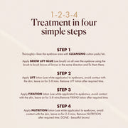 Treatment in four easy steps to get perfect eyebrows!