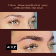 Eyebrow Lamination creates more volume, stability and fullness in an instant.