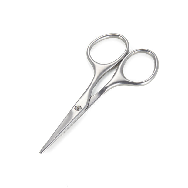 An essential beauty tool for trimming unruly brows. This ergonomic brow scissor by Browgame Cosmetics is made of the highest quality Stainless Steel blades and has the perfect size for optimal control.